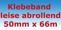 Klebeband 50 mm x 66 m LEISE